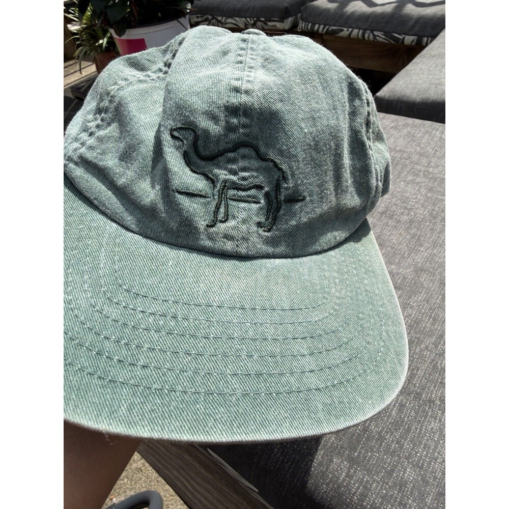 Vintage Camel Hat 90s Strapback Cap Cigarettes Low Profile Fit Green